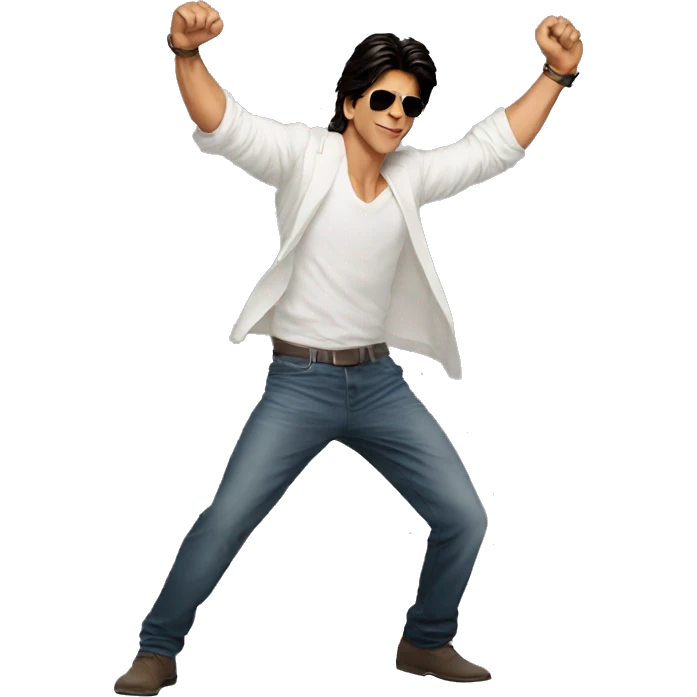 Shahrukh Khan pose emoji