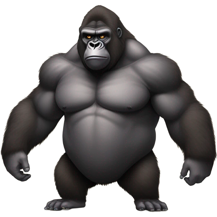 Legless gorilla  emoji