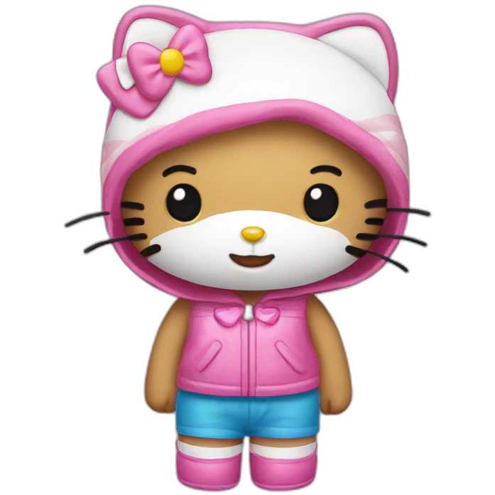 Hello kitty emoji