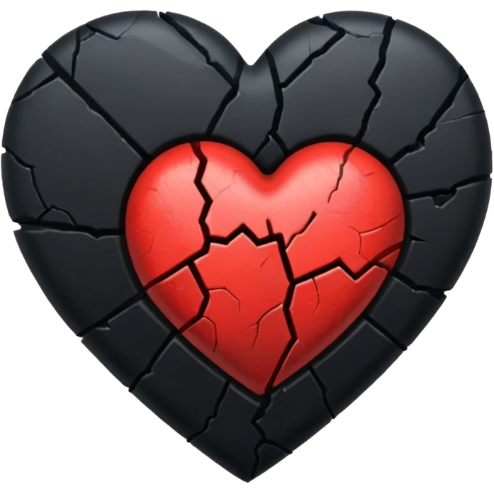 Black broken heart emoji