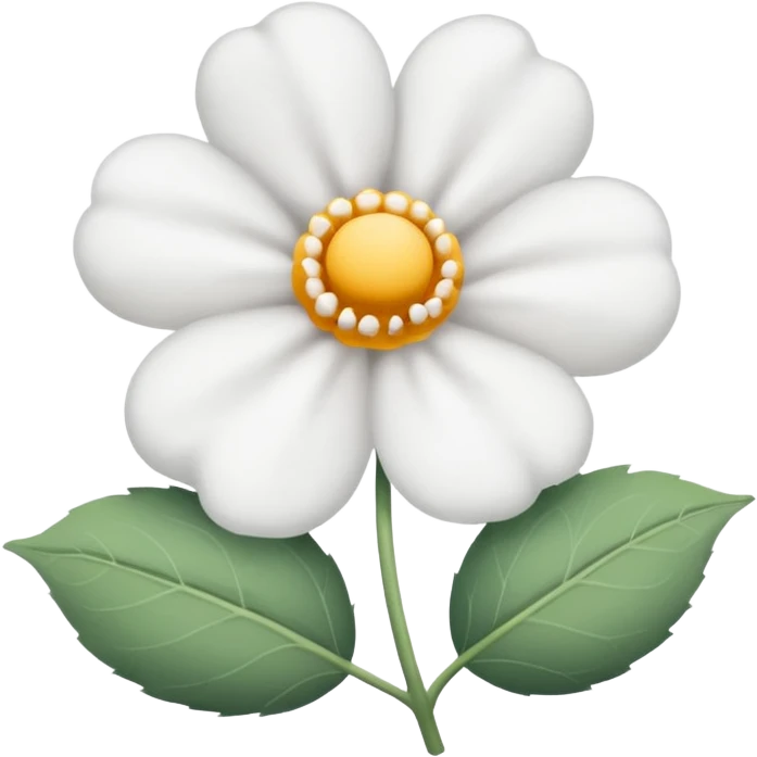 хлопок цветок emoji