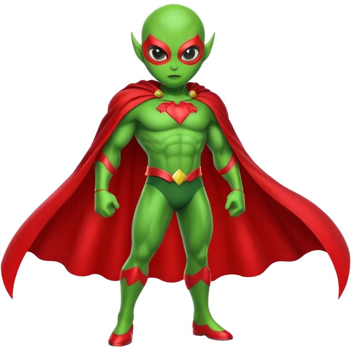 Alien superhero emoji