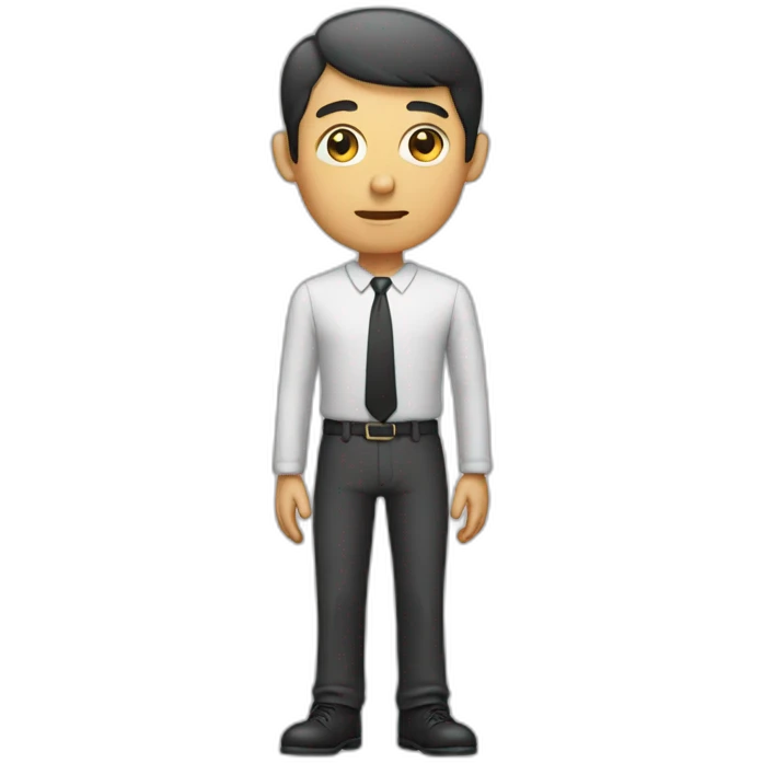 THIN MAN STANDING emoji