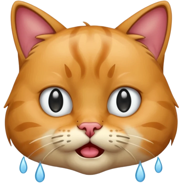 cat crying emoji