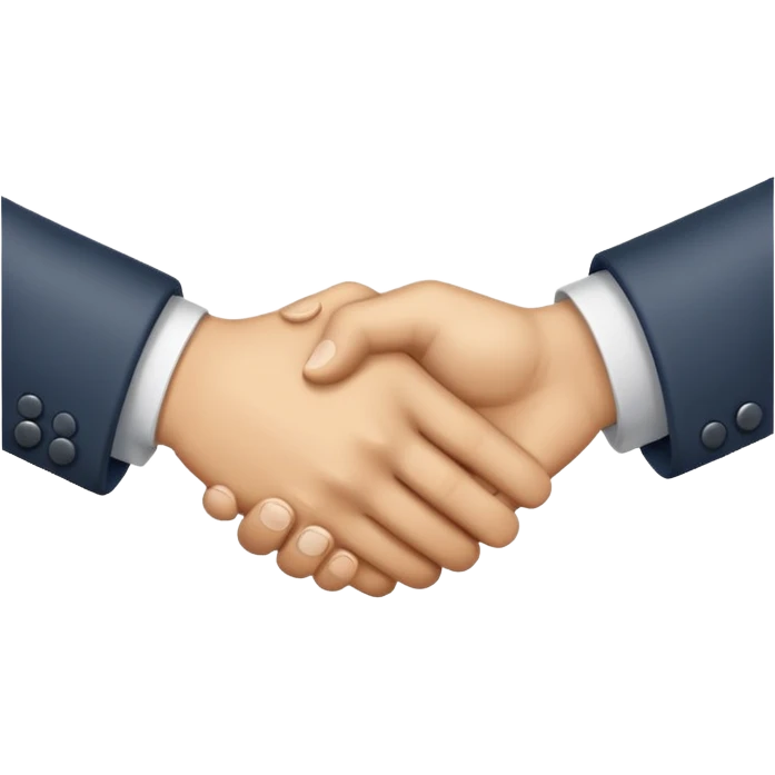 Hand shake emoji