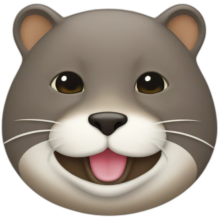 Chat sur loutre emoji