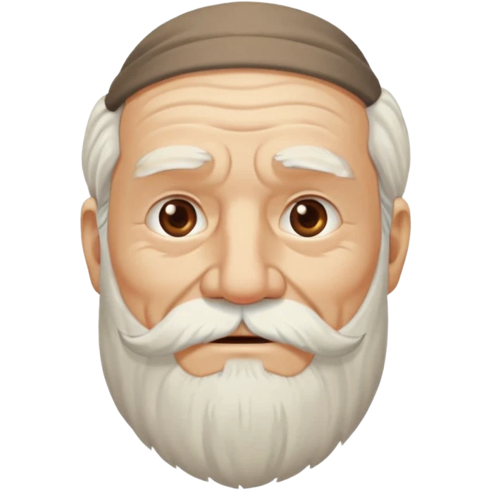 Old man stroking his beard emoji