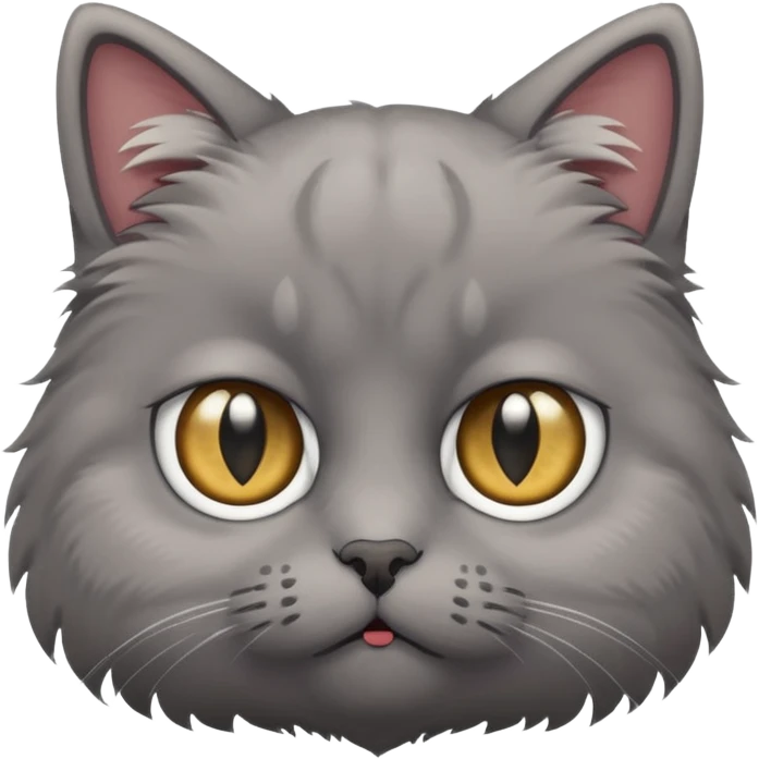 a sad cat emoji