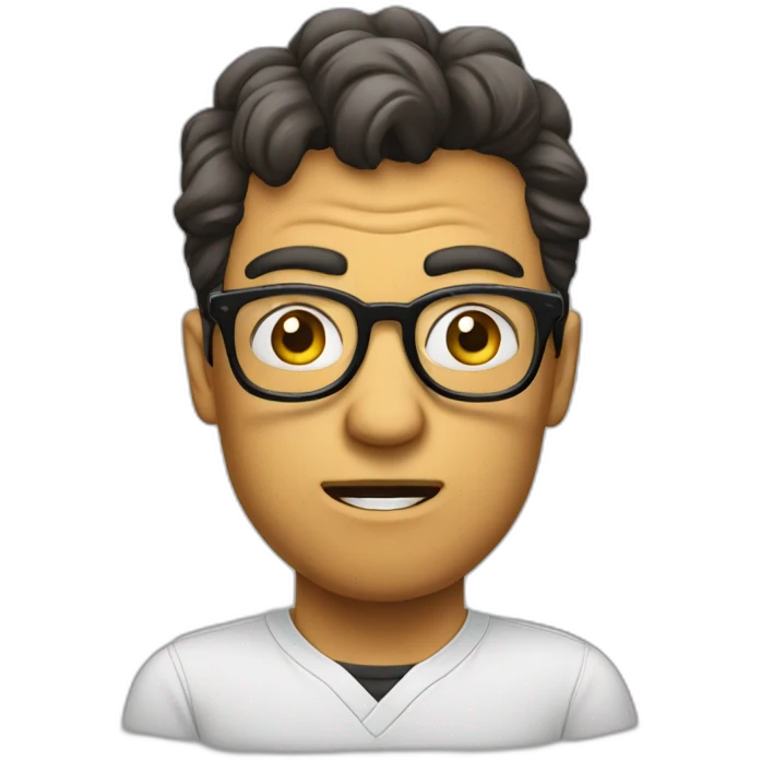 nerd-glasses-arguing emoji
