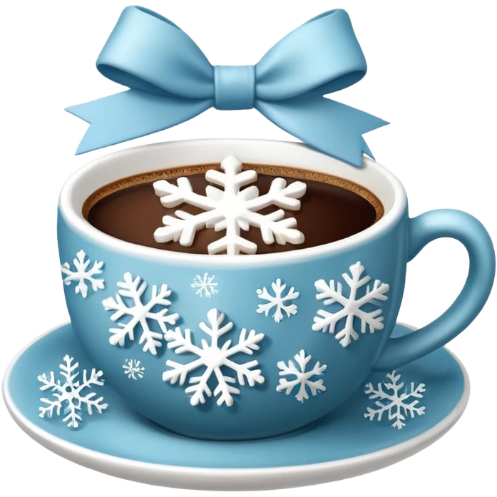 🎀☕❄️ emoji
