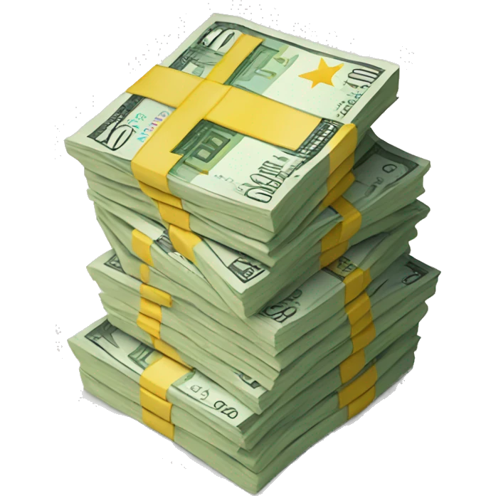 Money stack euro emoji