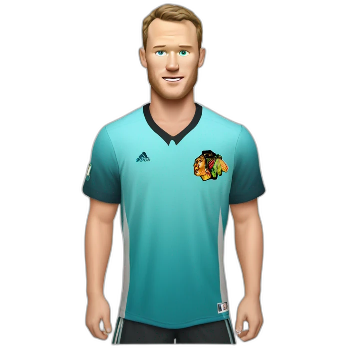 Jonathan Toews as beach bum emoji