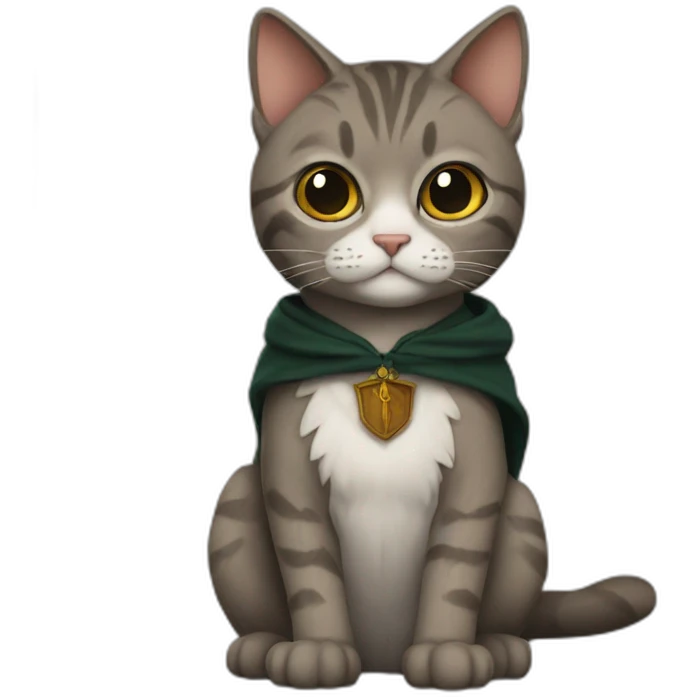 cat in a harry potter costume emoji