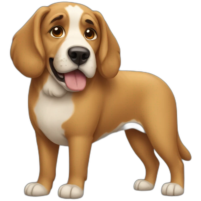 massive dog emoji
