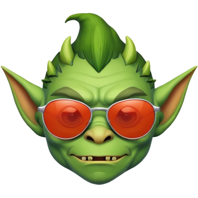 Goblin with sunglasses  emoji