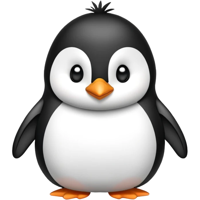 Alphabea, and penguin mixed together emoji
