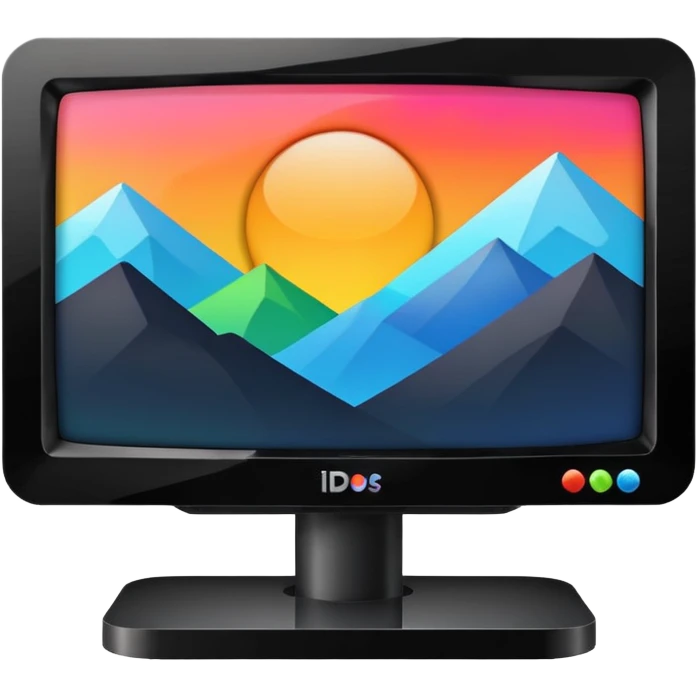 Flat tv emoji