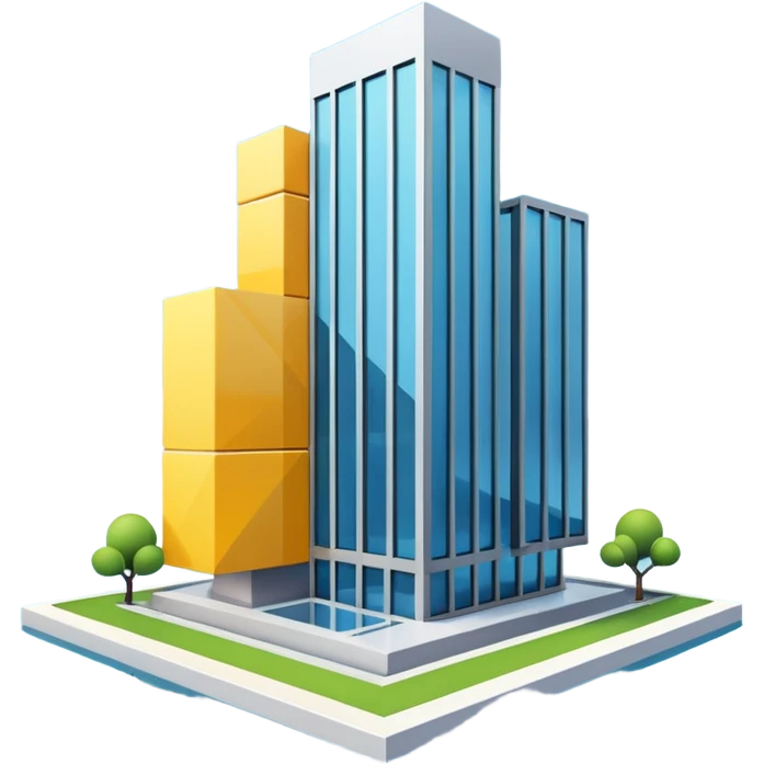 3D building emoji