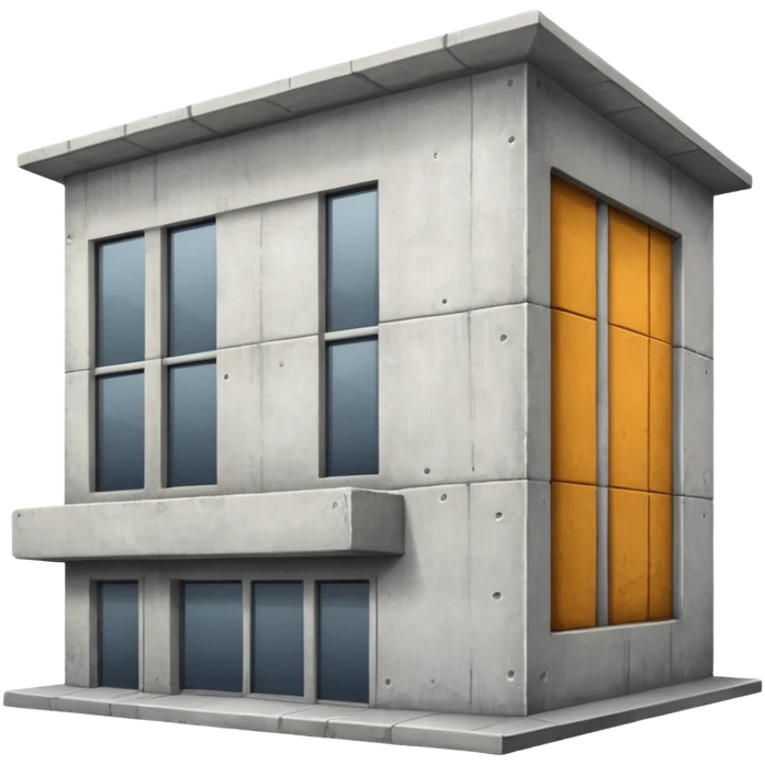 pick-up point, gray building emoji