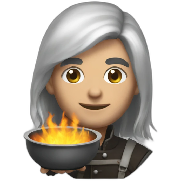 The witcher cooking emoji