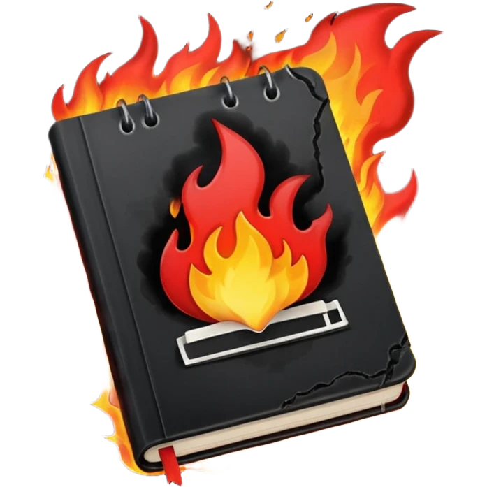 malwarebytes butning notebook emoji