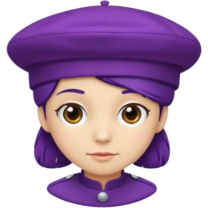 a purple berret emoji