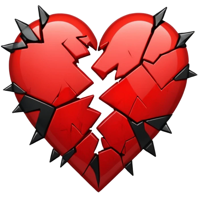 Broken heart from 9 July emoji