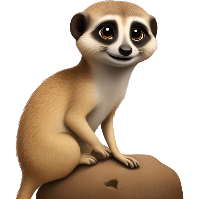 a meercat in love  emoji