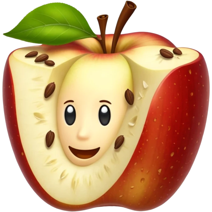 Create an Apple core emoji