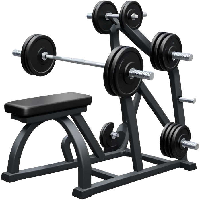 Gym training equipment with one-hour timer, dumbbell and weight plate emoji