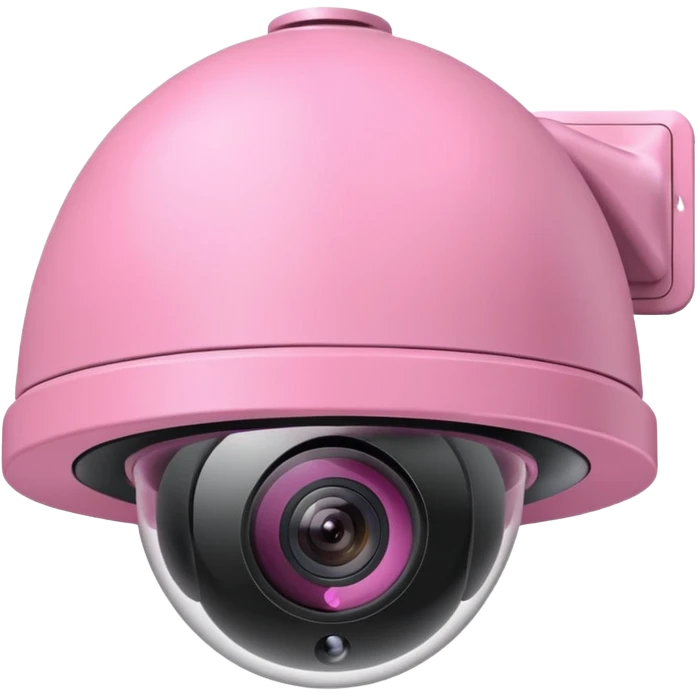 Security Camera pink  emoji