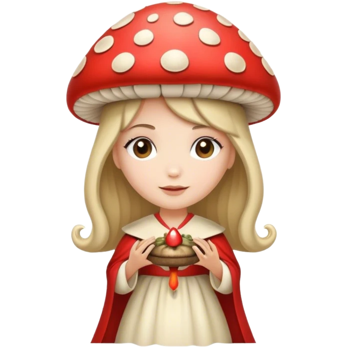 Mushroom princess emoji
