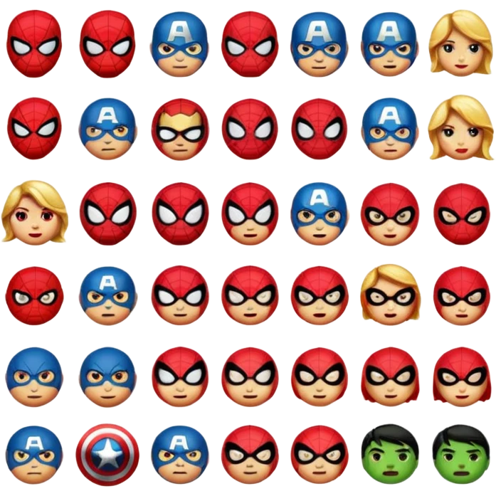 Marvel emoji’s emoji