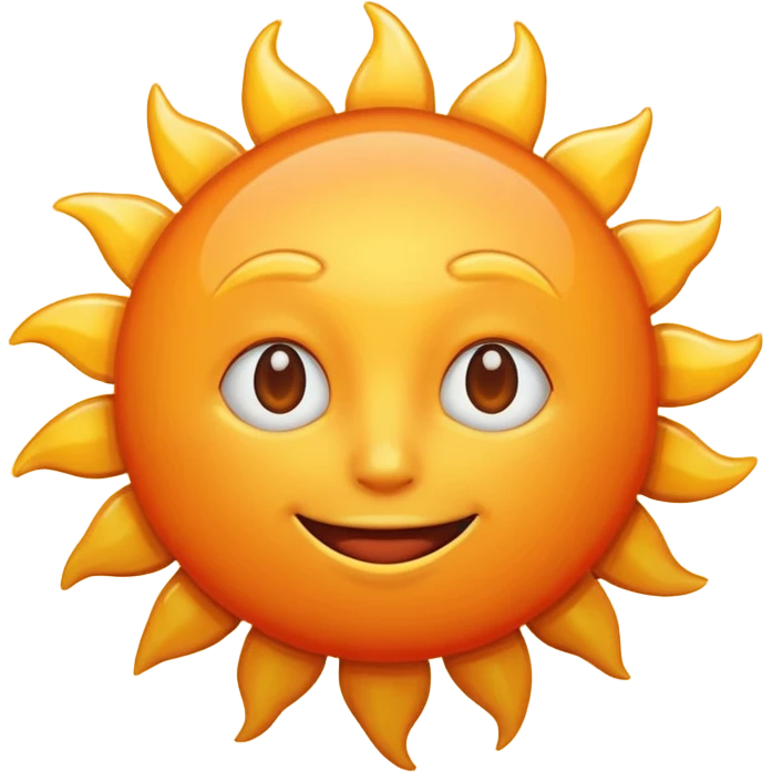 Sun cool emoji