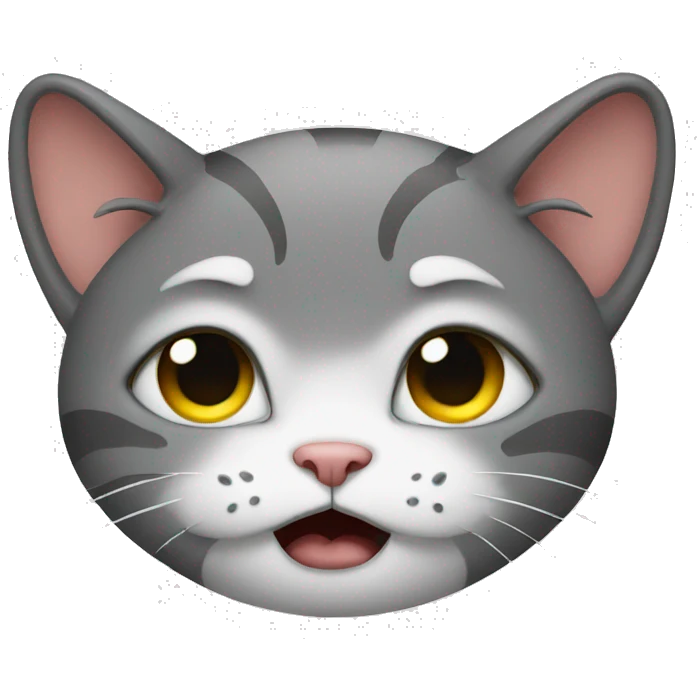 Crying cat emoji