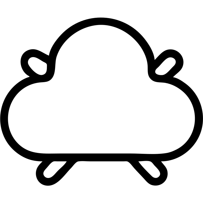 облако 4 выступами emoji