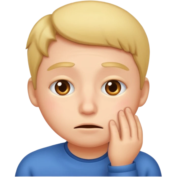 Embarrassed emoji