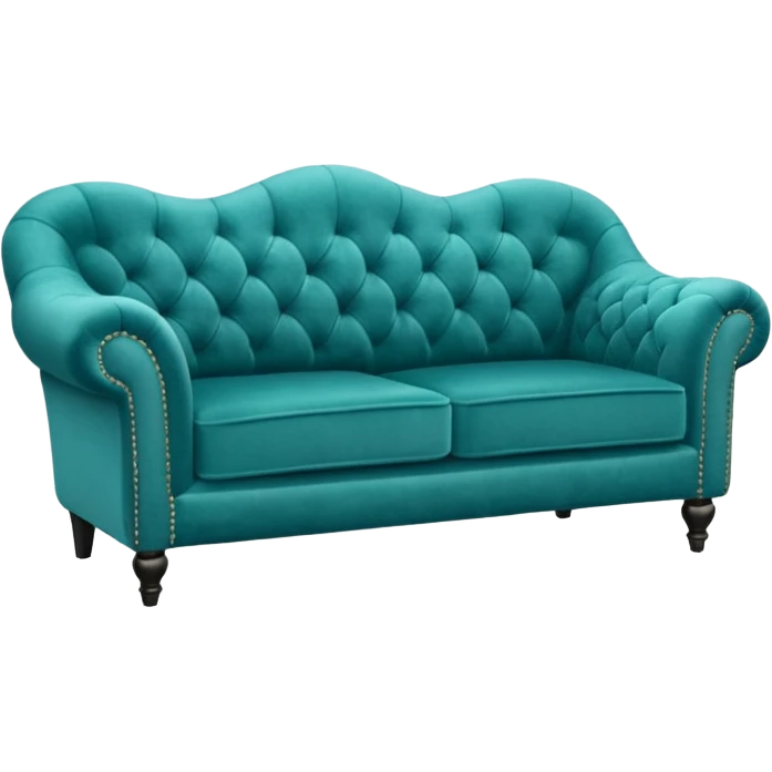 Teal couch emoji