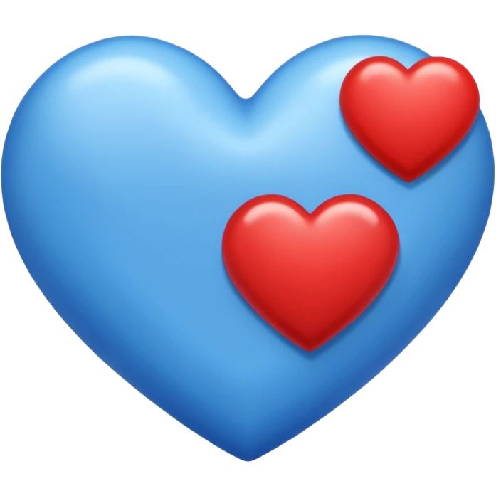 🩵🔴💙 emoji