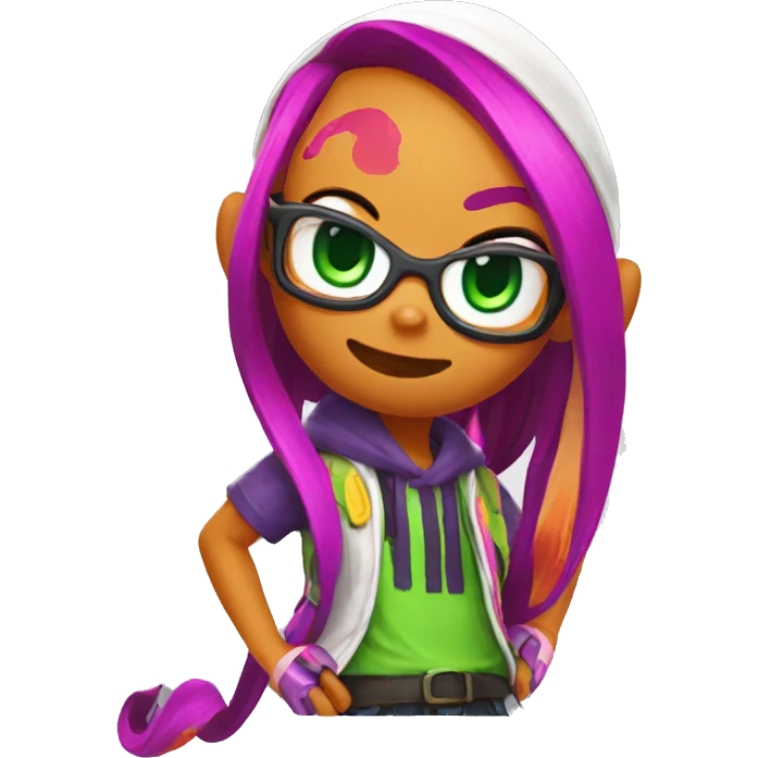 Inkling Splatoon emoji
