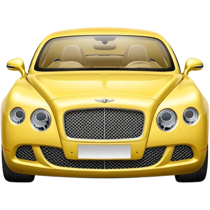 Yellow Bentley emoji