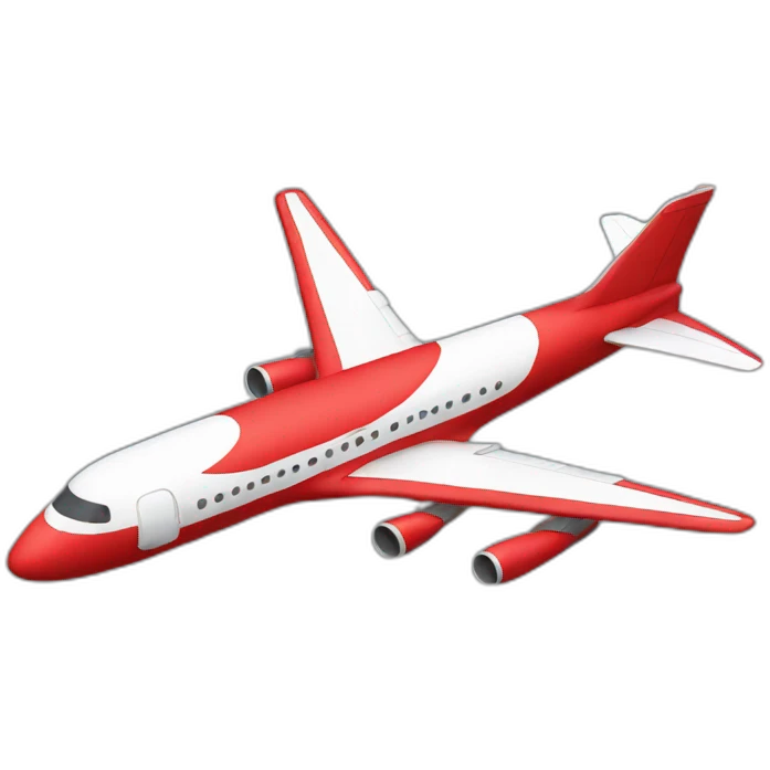 red plane emoji