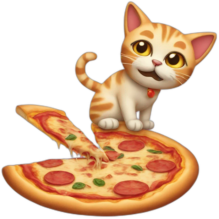 Pizza cat emoji