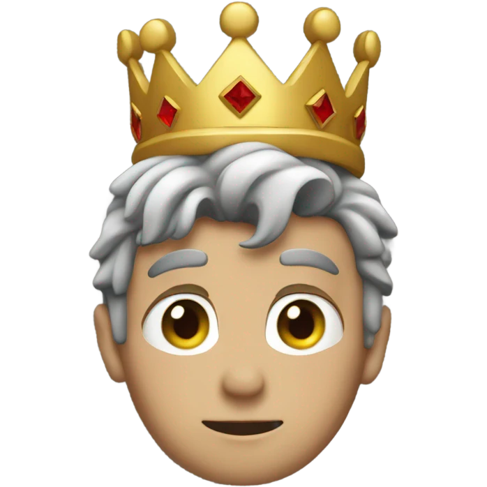David with a crown emoji