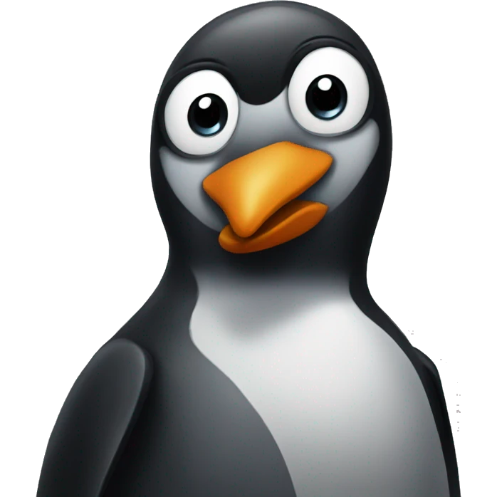 penguin with beard emoji