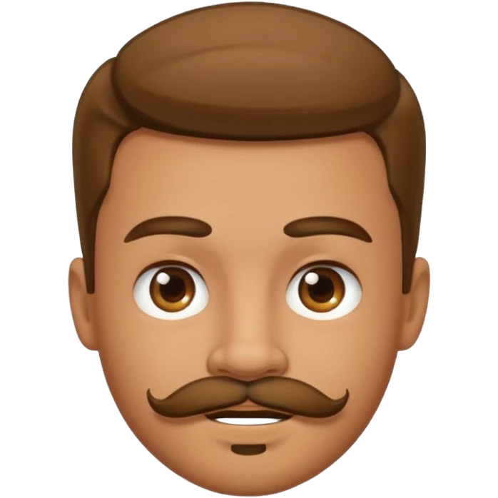 Boy with goatee and mustache  emoji