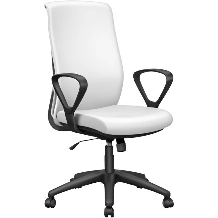 Egronomic white chair emoji