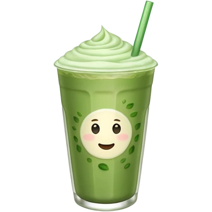 Iced Matcha Latte  emoji