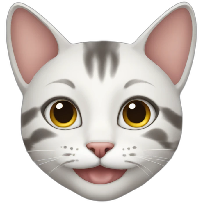 a cat smiles emoji