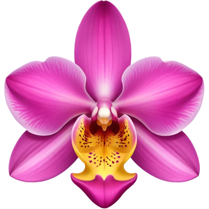 Tropical pink orchid  emoji